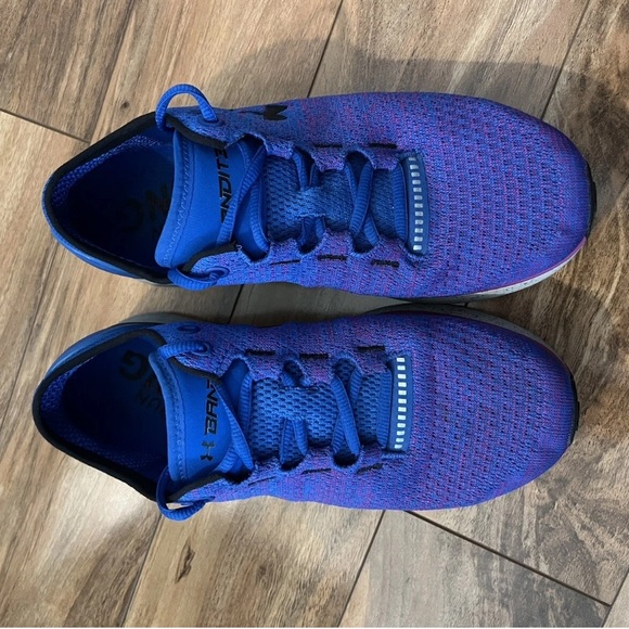 Under Armour bandit 3 women Blue & Purple Gradient Knit Running Sneakers - Picture 5 of 6